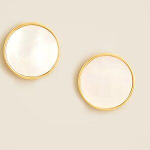 ✨ J.Crew Mother of Pearl Stud Earrings – NWT ✨